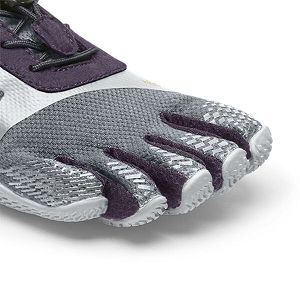 Vibram KSO EVO Grey/Purple Womens Training Shoes | India-508241